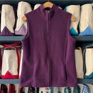 L.L. Bean Purple Fleece Vest